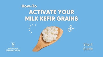 How to Activate Dehydrated Milk Kefir Grains