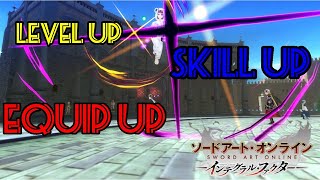 SAO IF Guide : bagaimana cara menaikan level karakter, senjata, armor dan skill
