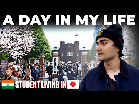 Day in the Life of an Indian Student in a Japanese University (ENG SUB)