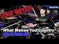 Luke Bryan &quot;What Makes You Country&quot; | By: Adam Mc Drums  [Isolated Drums Only] 18 Year Old Drummer