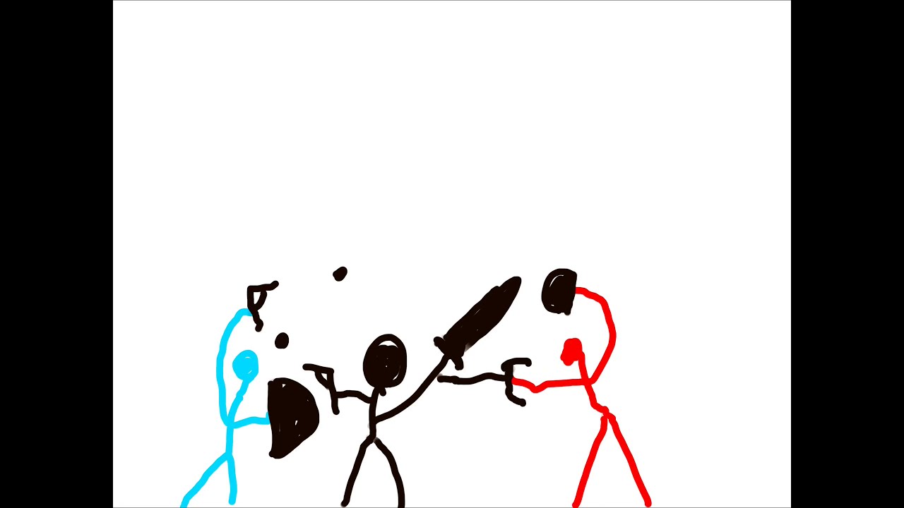 Stick Figure Fight Animation - YouTube