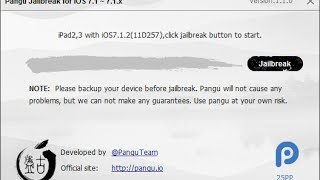 How to jailbreak IOS 7.1.2 iPad 2 CDMA A1397