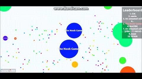 How to get on the leaderboard in 1 minute - Agar.io