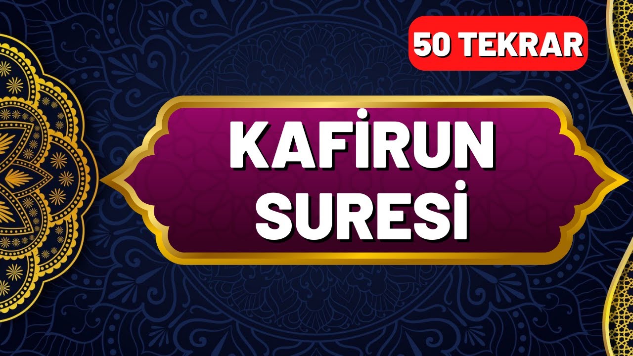 Kafirun suresi ezberle Herkes için Dua - Kulya eyyühel kafirun suresi Dinle Anlamı Okunuşu