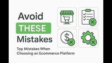Top Mistakes When Choosing an Ecommerce Platform