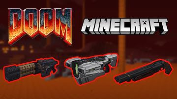 Testing Doom Weapons in Minecraft! (Point Blank Mod)