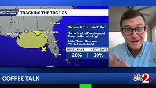 COFFEE TALK: Tropical trouble in the Gulf this weekend. Let's chat changes to the models...