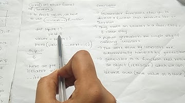 54. Generators in Python || Python tutorials for beginners in telugu