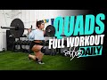 QUAD DESTROYER - Full Workout | #DLBDAILY