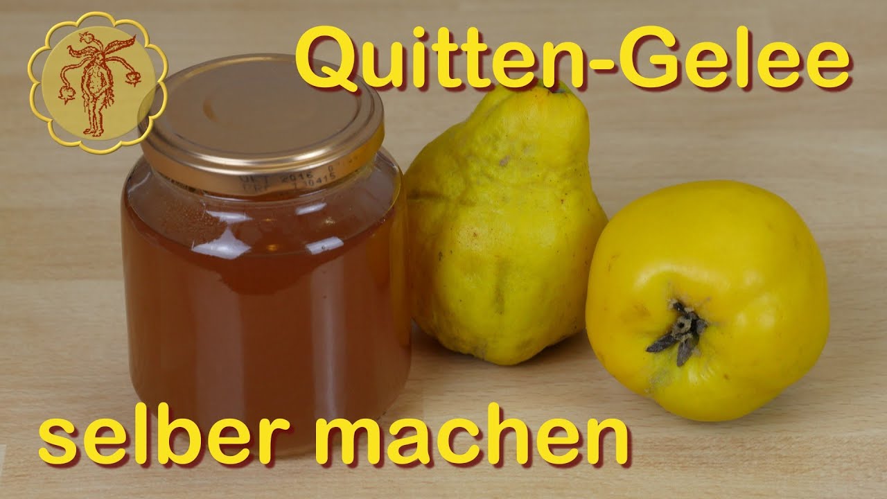 Quitten-Gelee selber machen - YouTube