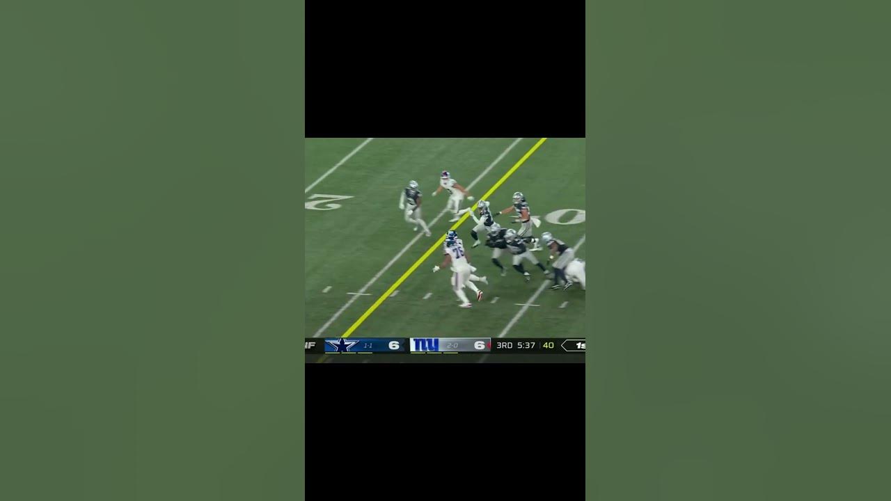 Saquan Barkley EXPLOSIVE 36Yard Touchdown vs Cowboys 😲 YouTube