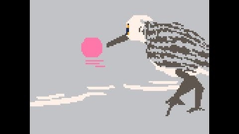 Sandpiper making of timelapse in #picoCAD