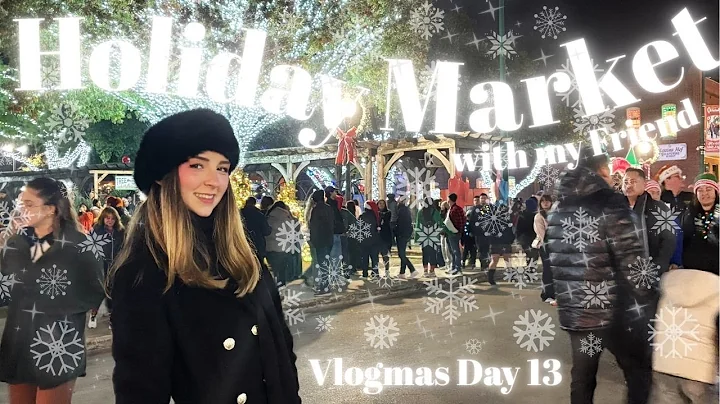 VLOGMAS DAY 13 | Studying, Christmas Market Fun & Homemade Chocolate Muddy Buddies (Puppy Chow!)