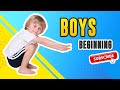 Boys beginning as an introduction to gymnastics