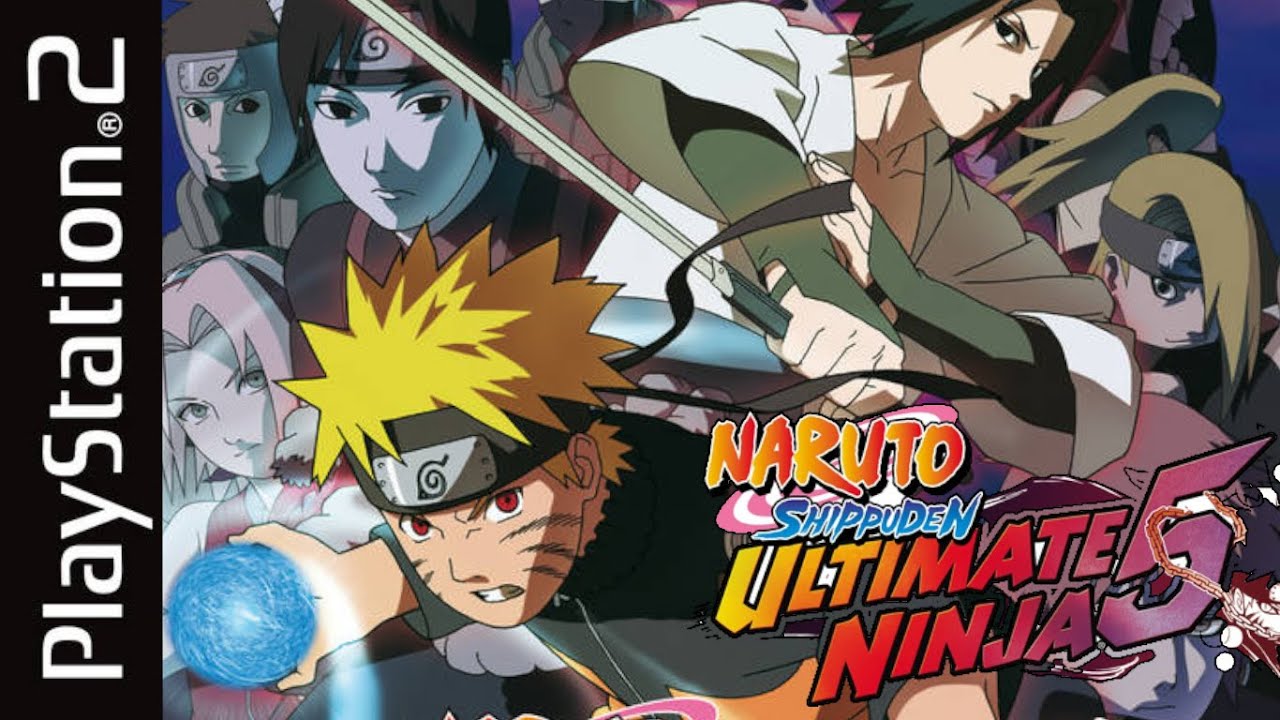 Naruto Shippuden: Ultimate Ninja 5 - Story 100% - Full Game Walkthrough /  Longplay (PS2) 1080p 60fps 