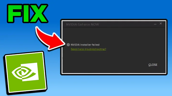 How to FIX NVIDIA INSTALLER FAILED/NOT OPENING for GeForce NOW
