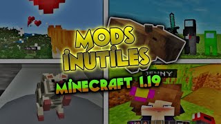 MODS INÚTILES 😹 para Minecraft pe 1.19