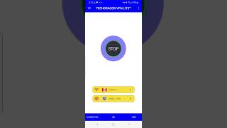 Techoragon VPN lite being used screenshot 2