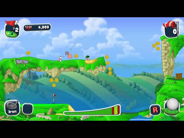 Worms Crazy Golf on