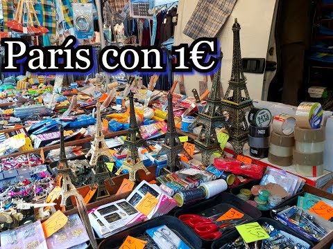 El mercado de pulgas de París (qué podemos comprar con un euro en París)