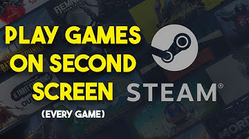 How to Open Steam Games or ANY Game on Second Monitor (2024) Full Guide