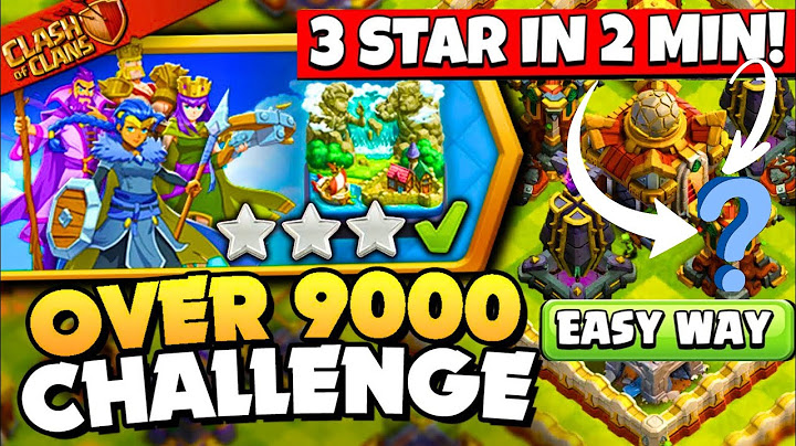 Easily 3 Star In It's Over 9000 Challenge | Clash Of Clans | #cocnewevents #viral #tranding