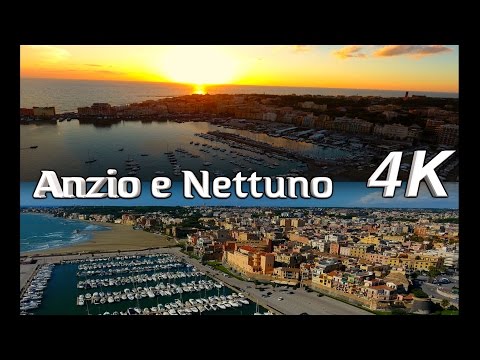 InFlight History 4K -  Anzio e Nettuno 4K (Roma) Drone 4K View