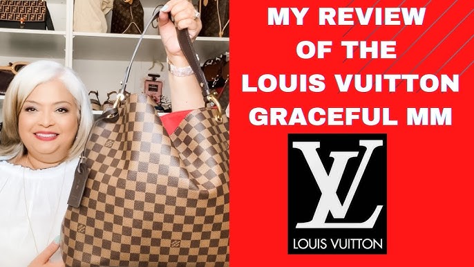 LOUIS VUITTON GRACEFUL MM with The Samorga bag organizer/What Fits 