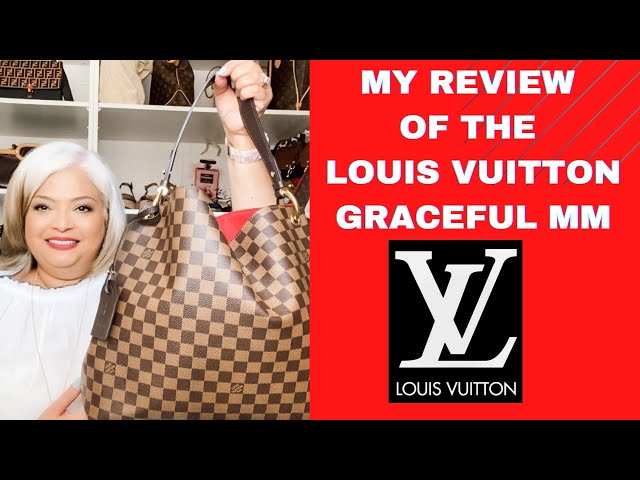 Louis Vuitton Graceful MM Bag Review / Monogram Coated Canvas