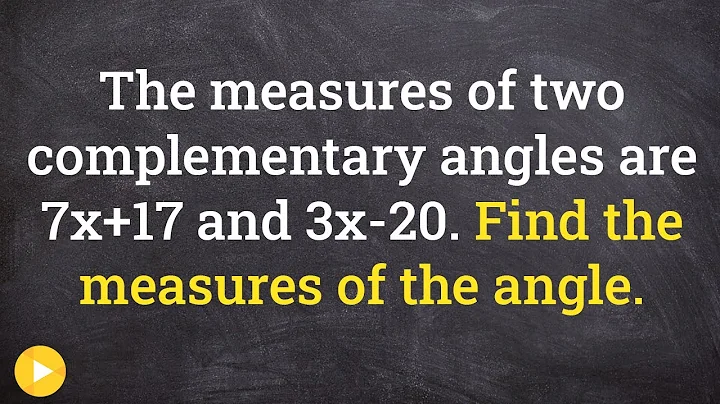 Finding the value of x using complementary angles - Online Tutor