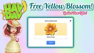 Free Yellow Blossoms in Hay Day | Claim now from Supercell Store!