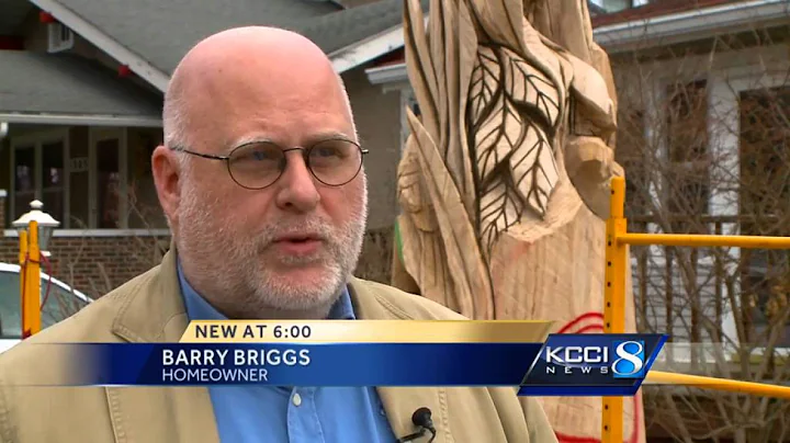From eyesore to eye-catching: tree lives on as wood carving