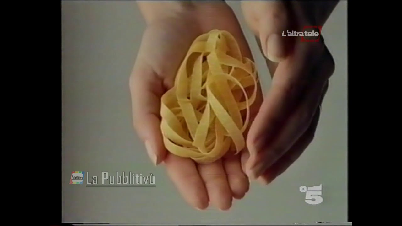 Spot tagliatelle all'uovo Spianarelle Le Emiliane Barilla 1993
