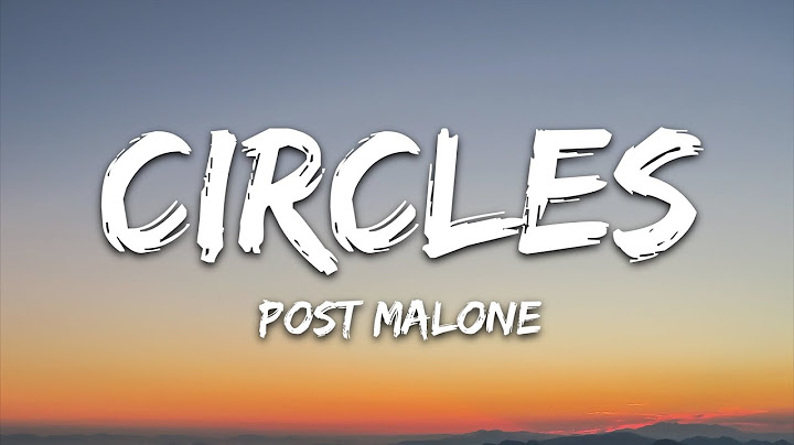 Circles Lyric Video version - Lyric Video performance video thumbnail