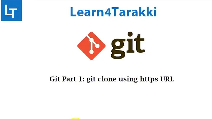 Git Part 1: How to clone GitHub Repository using HTTPS URL (git clone)