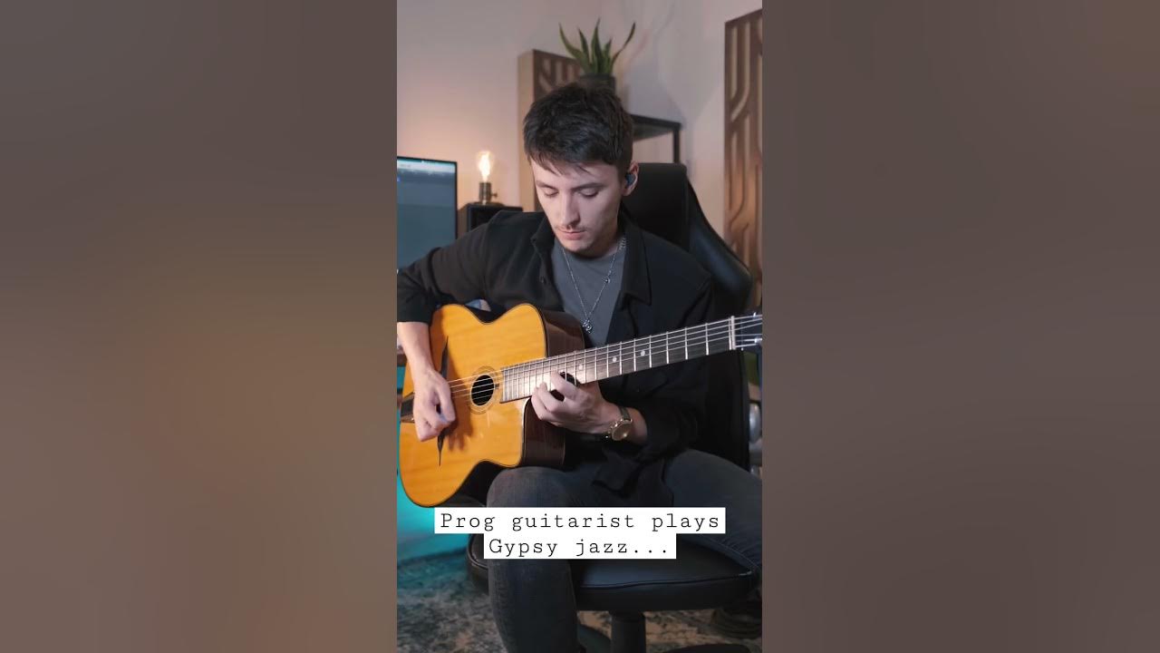 When a prog guitarist plays Gypsy jazz...