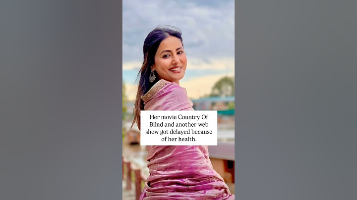 Hina khan did not get work for one year after her cancer diagnosis