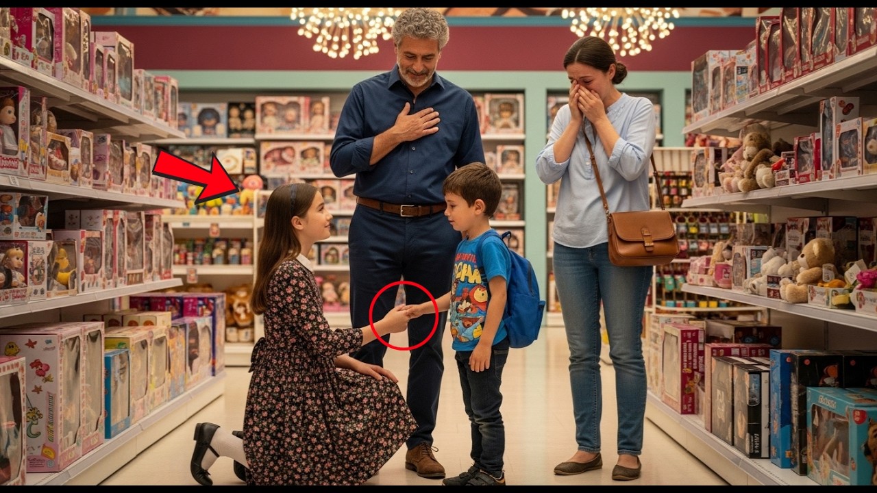 El gesto inocente de la pequeña heredera conmovió a toda la tienda