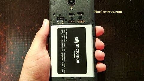 Micromax Canvas 6 Pro Hard reset, Factory Reset & Password Recovery