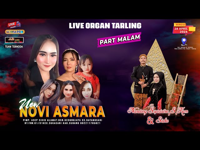 🔴[MALAM] TARLING DANGDUT NEW NOVI ASMARA || JATIROKE - JATIBARU - CIASEM - SUBANG || 28 APRIL 2024 class=