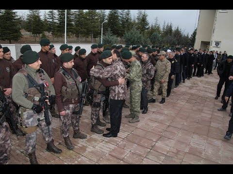 Elazığ'dan özel harekatçılar Afrin'e uğurlandı