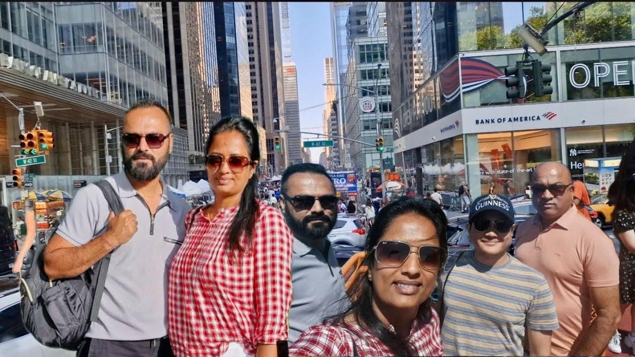 ન્યૂયોર્ક ની ટ્રાફિક અમદાવાદ કરતા પણ વધારે.. !! NEW YORK  CITY TOUR!!