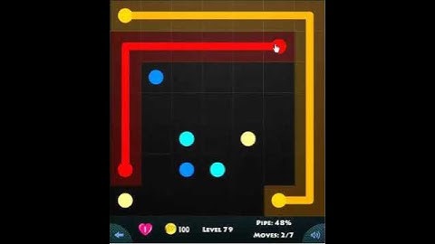 flow game facebook - beginners pack level 79 Connect the dots