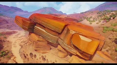 Stylized Chaparral - rock shaders