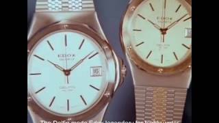 Edox Delfin Vintage Advertising - The Water Champion ST