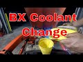 Kubota BX Coolant Change