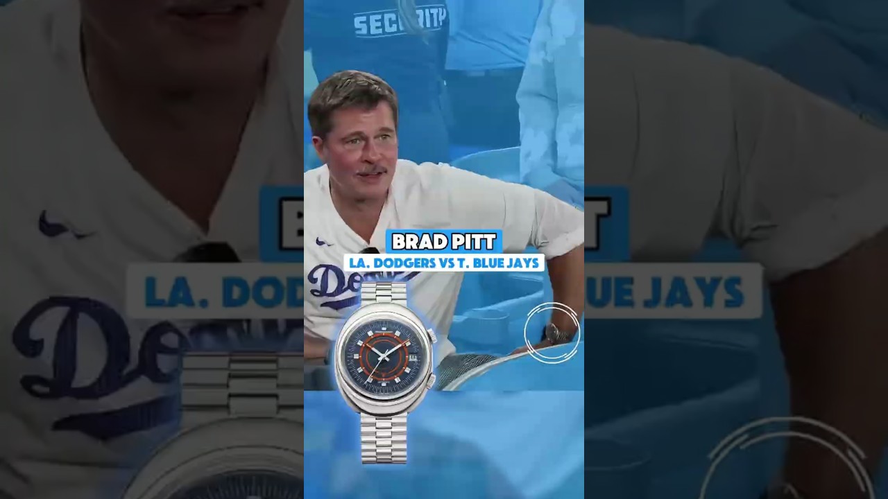 Brad Pitt FLEXES a Rare 1972 Jaeger-LeCoultre Memovox Speed Beat GT — Only 1,100 Ever Made 😳✨