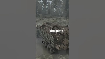 Mudrunner - Loading logs onto my truck
