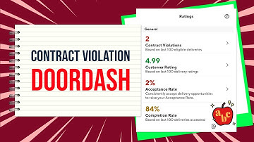Contract violation on Doordash. My experience.