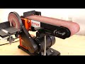 Belt Sander, 4 x 36 in. Belt and 6 in. Disc Sander, 3.2-Amp 2/3HP Belt Disc Sander Combo with 2 Dust